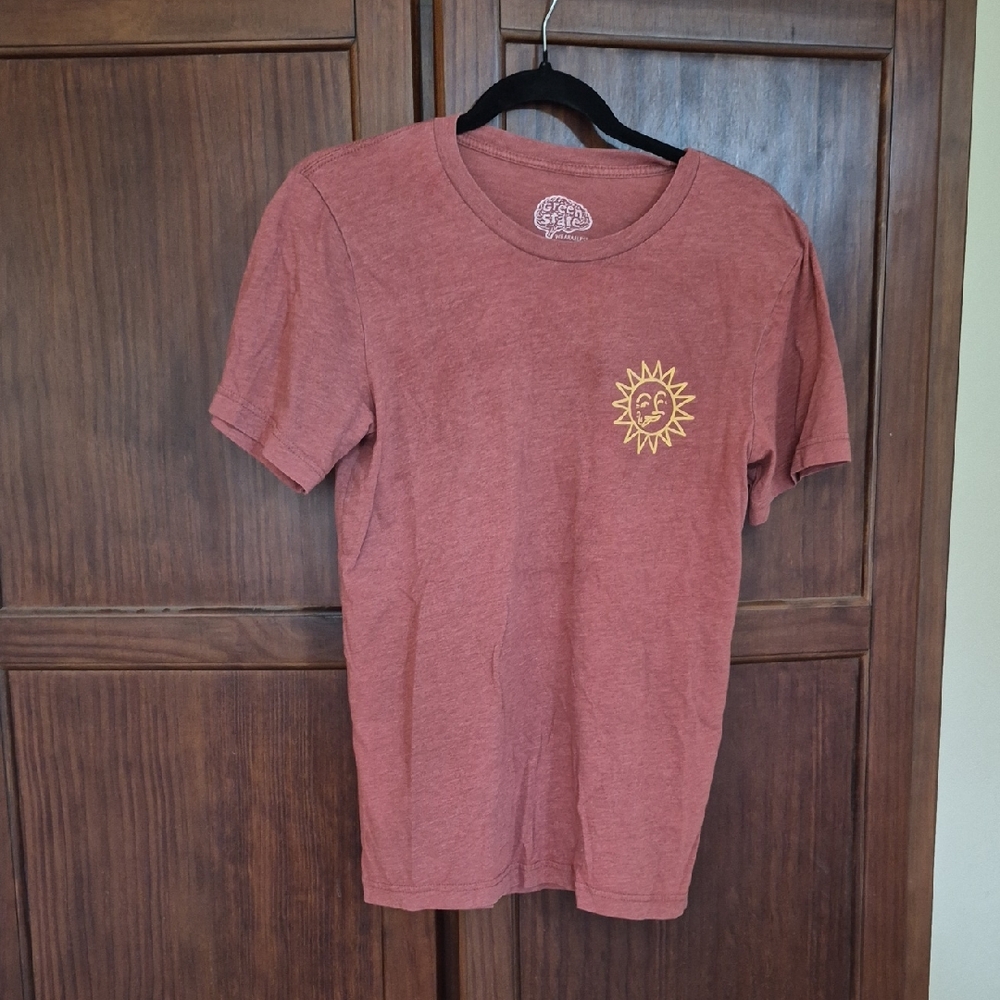 Green State Wearables Rust Tee with White Logo